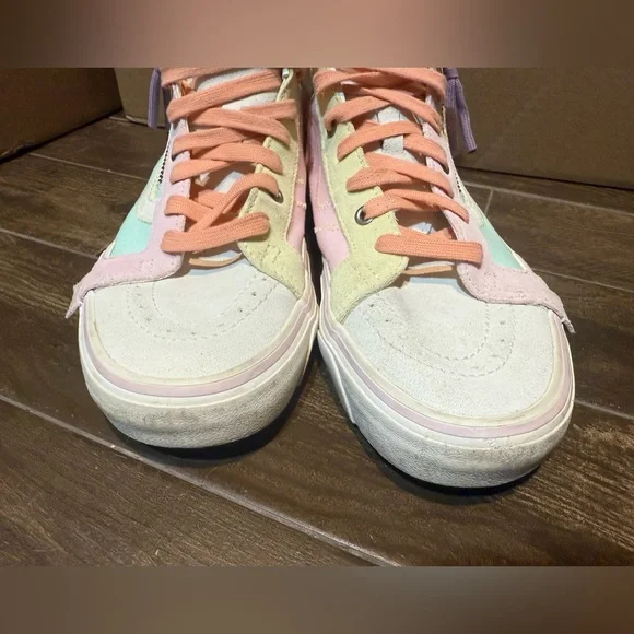 Vans Sk8-Hi Reissue CAP Pastel Multi-Color womens 10 - Picture 7 of 16